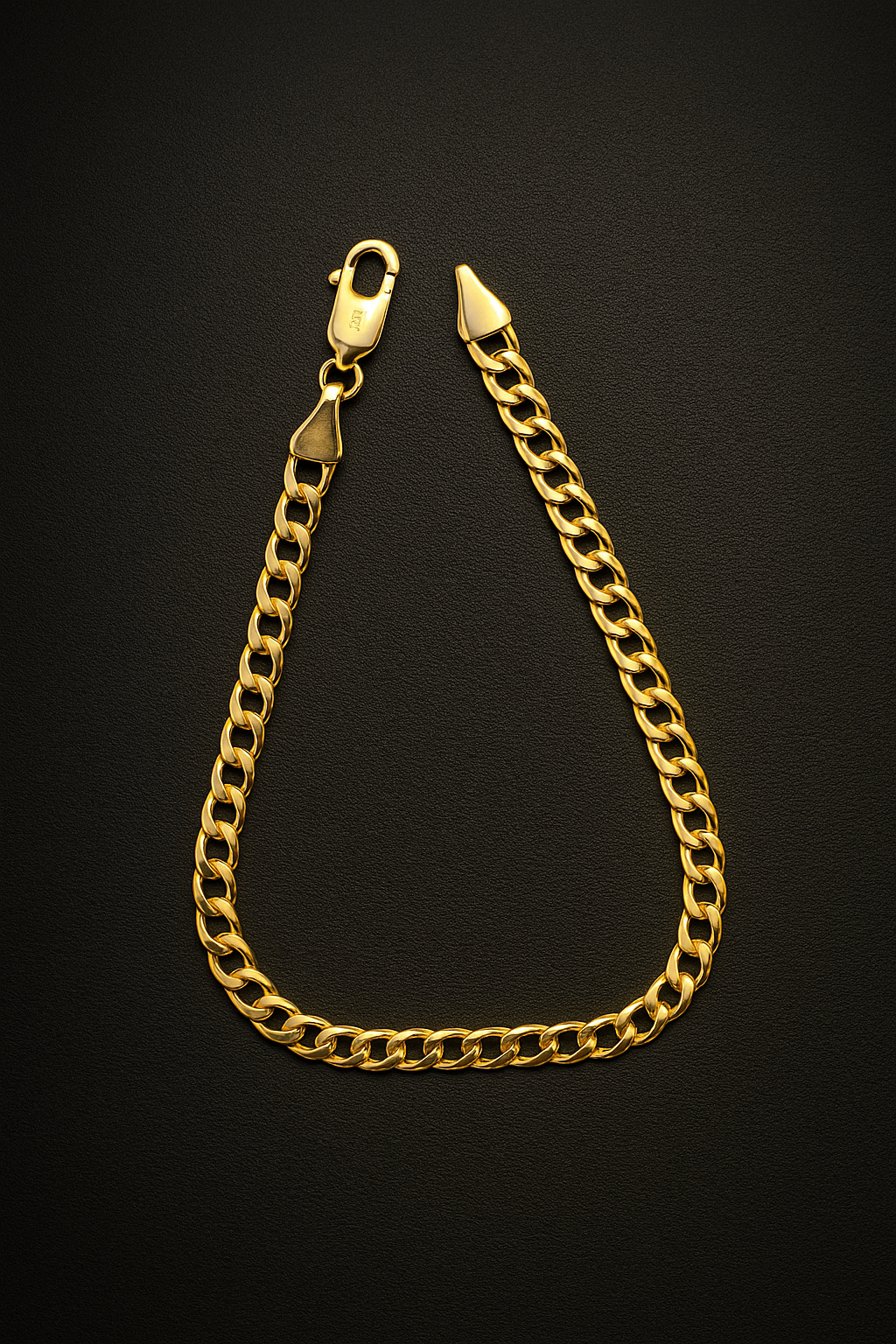 Pulsera Barbada 8 mm"Oro 10k"