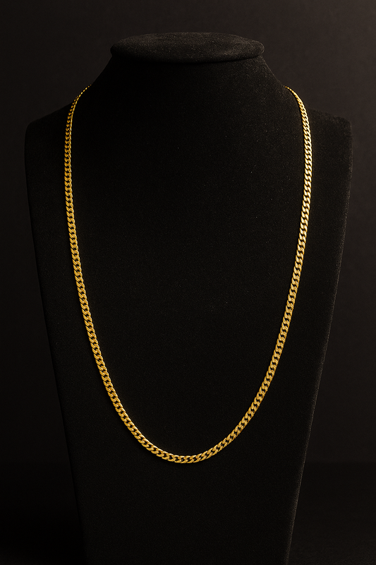 Cadena Barbada "Oro 14 k"