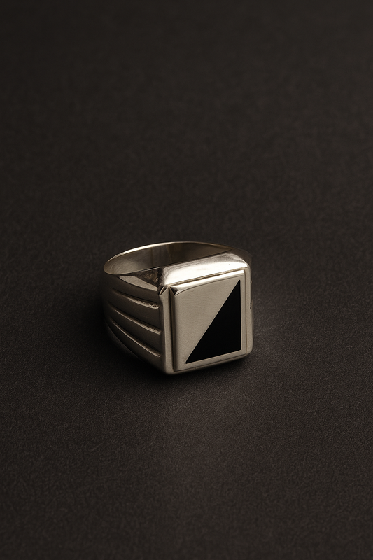 Anillo Geométrico "Plata .925"