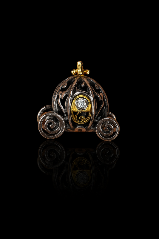 Charm Carroza de Cenicienta "Plata .925"