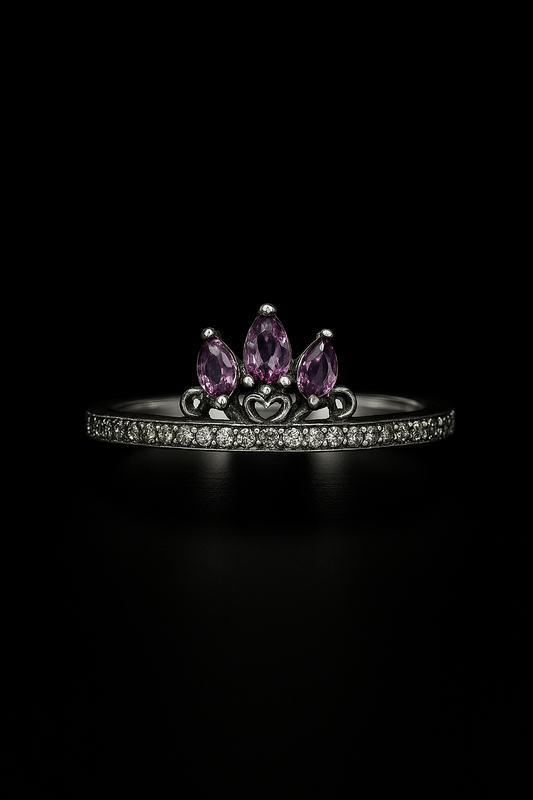 Anillo Corona de Rapunzel "Plata .925"