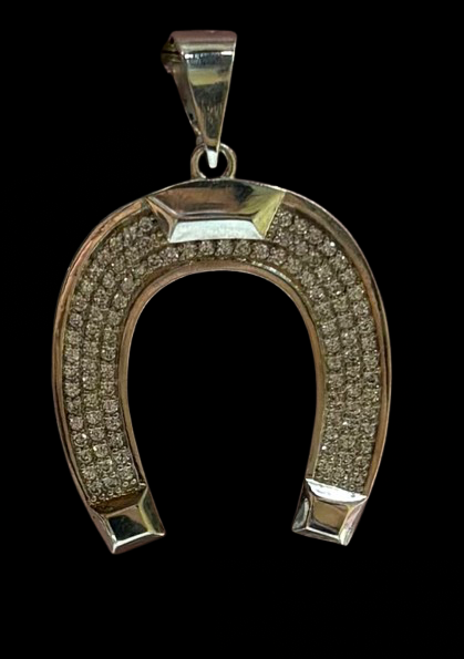 Dije Herradura con cadena de 50 cm “Plata .925”