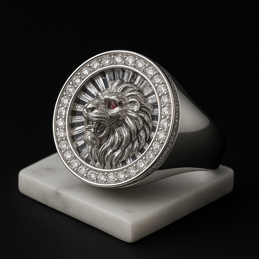 Anillo León Real "Plata .925"